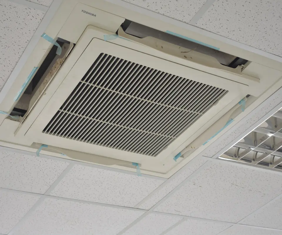 Ceiling cassette fan coil unit